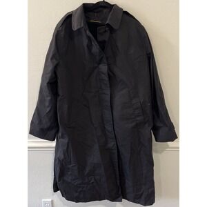 Vintage US Navy‎ All Weather Trench Coat With Liner Size 24L Women's